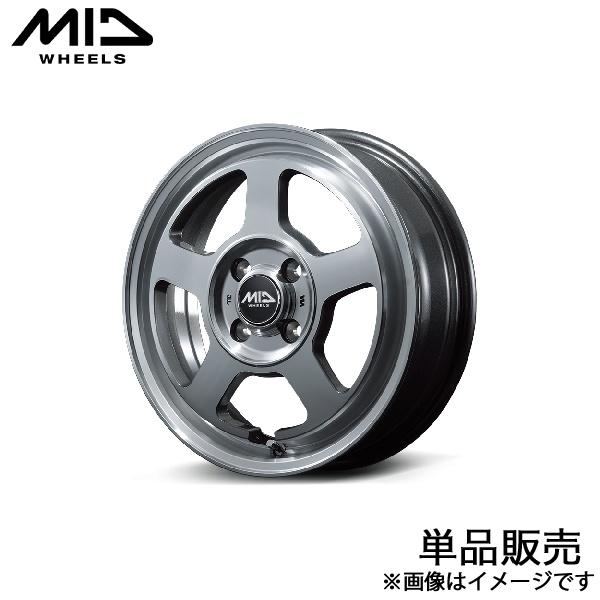 MID ガルシアシカゴ5 ワゴンRカスタムZ MH55S/MH95S アルミホイール 1本(14×4...
