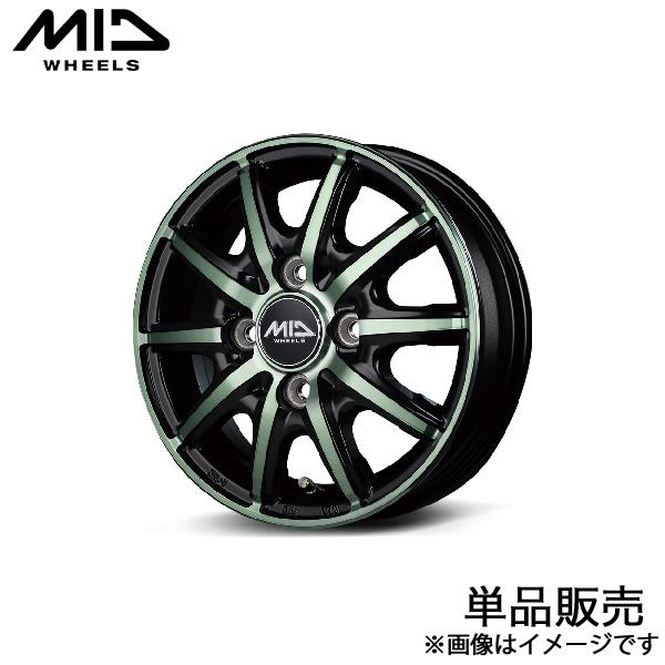 MID RX10-K ワゴンRカスタムZ MH55S/MH95S アルミホイール 1本(14×4.5...