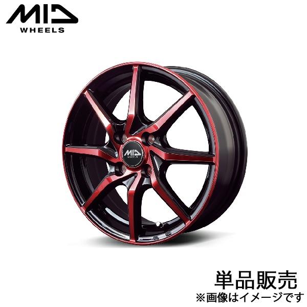 MID S810 ワゴンR MH34S アルミホイール 1本(14×4.5J 4-100 +45 ブ...
