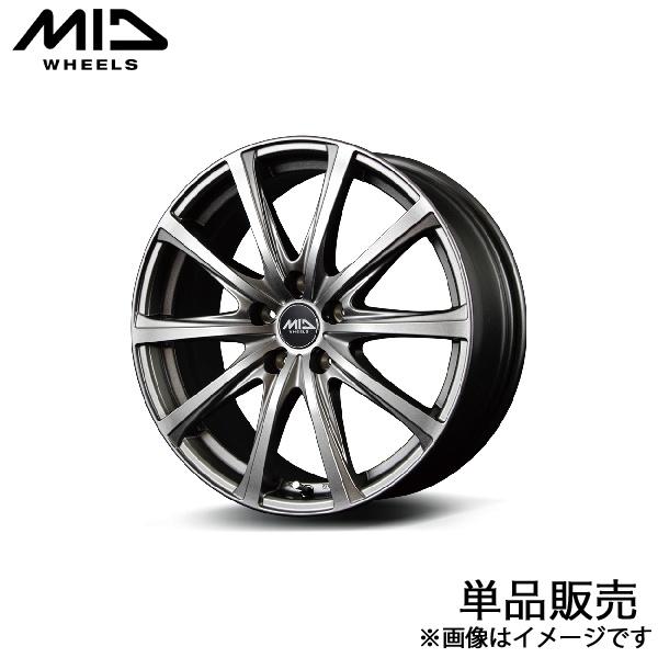 MID V25 GR86 ZN8 アルミホイール 1本(17×7J 5-100 +48 メタリックグ...