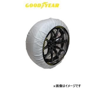 GOODYEAR グッドイヤー スノーソックス スーパータイプ ホワイト Lサイズ 19インチ