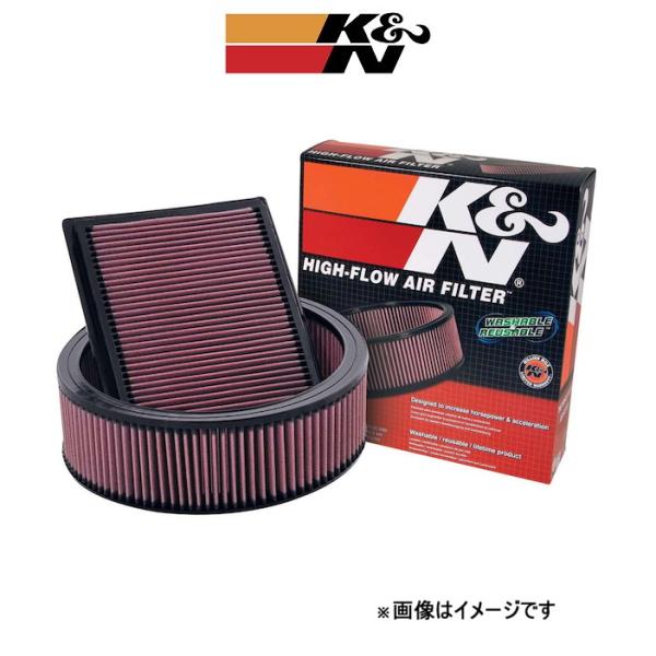 K&amp;N エアフィルター ランサー CT9A.W EVO8.EVO8MR 33-2105 REPLAC...