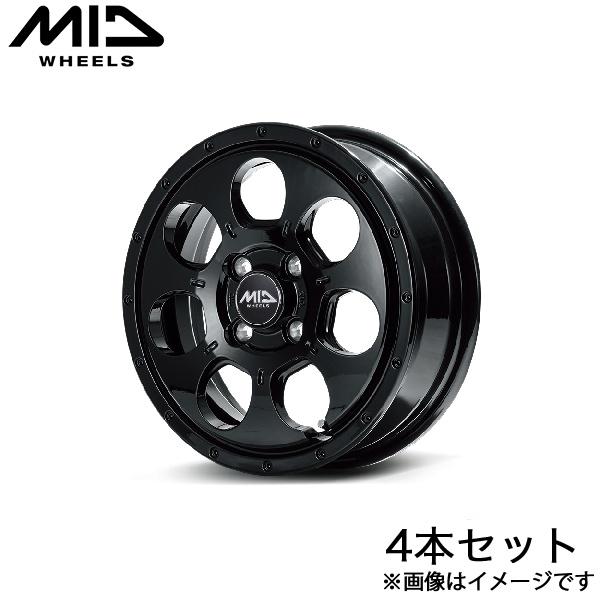 MID マッドエージェント ワゴンRカスタムZ MH55S/MH95S アルミホイール 4本(15×...