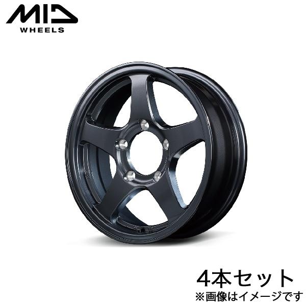 MID RT-5N+II ジムニー JB23W アルミホイール 4本(16×5.5J 5-139.7...