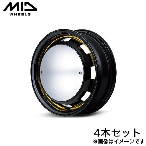MID ガルシアシスコポップ ワゴンRカスタムZ MH55S/MH95S アルミホイール 4本(14...