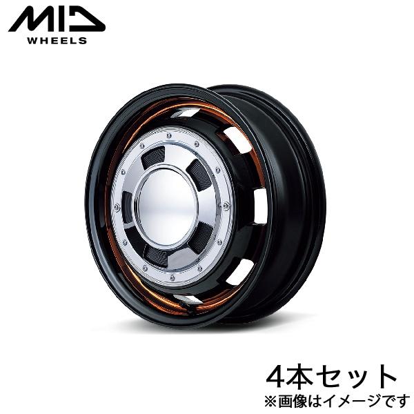 MID ガルシアシスコポップ ワゴンRカスタムZ MH55S/MH95S アルミホイール 4本(14...