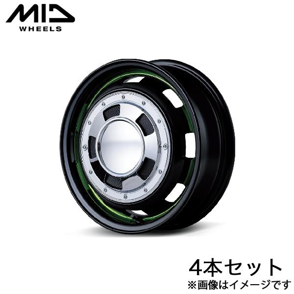 MID ガルシアシスコポップ ワゴンRカスタムZ MH55S/MH95S アルミホイール 4本(15...