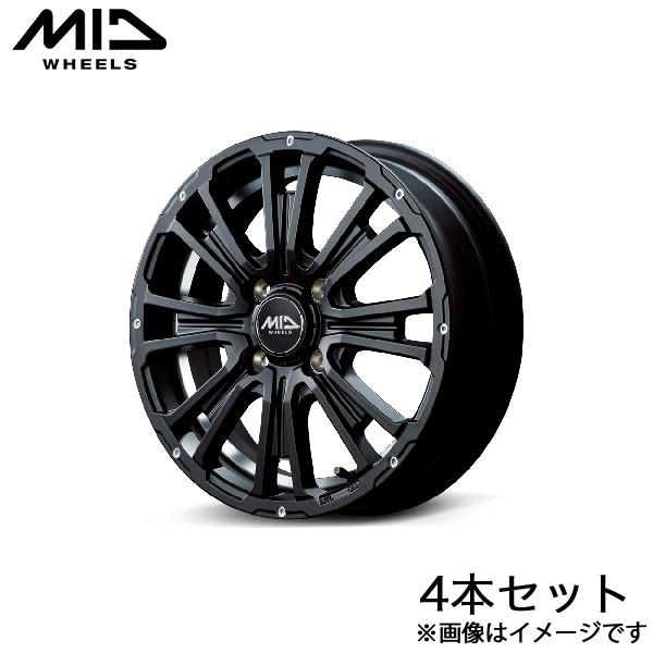 MID ガルシアSSリボルバーKC ワゴンRカスタムZ MH55S/MH95S アルミホイール 4本...