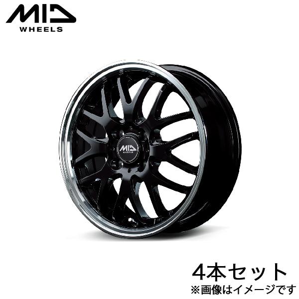 MID エグゼ10 ワゴンRカスタムZ MH55S/MH95S アルミホイール 4本(15×4.5J...