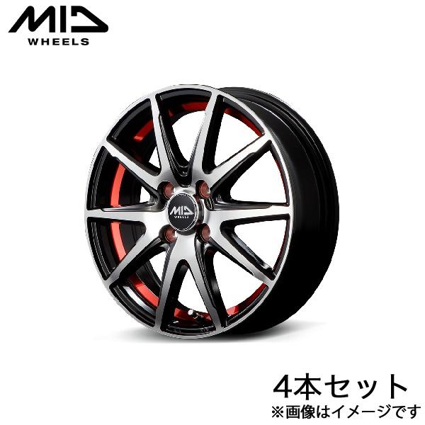 MID RX-02 ワゴンRカスタムZ MH55S/MH95S アルミホイール 4本(15×4.5J...
