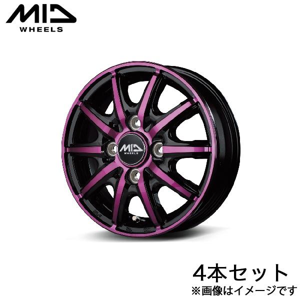 MID RX10-K ワゴンRカスタムZ MH55S/MH95S アルミホイール 4本(14×4.5...