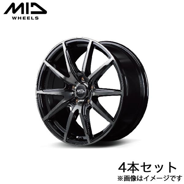 MID DR-02 ワゴンRカスタムZ MH55S/MH95S アルミホイール 4本(15×4.5J...