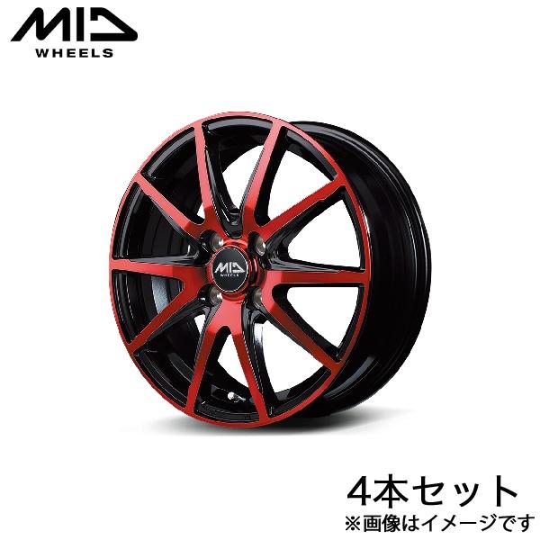 MID DR-02 ワゴンR MH85S/MH95S アルミホイール 4本(15×4.5J 4-10...