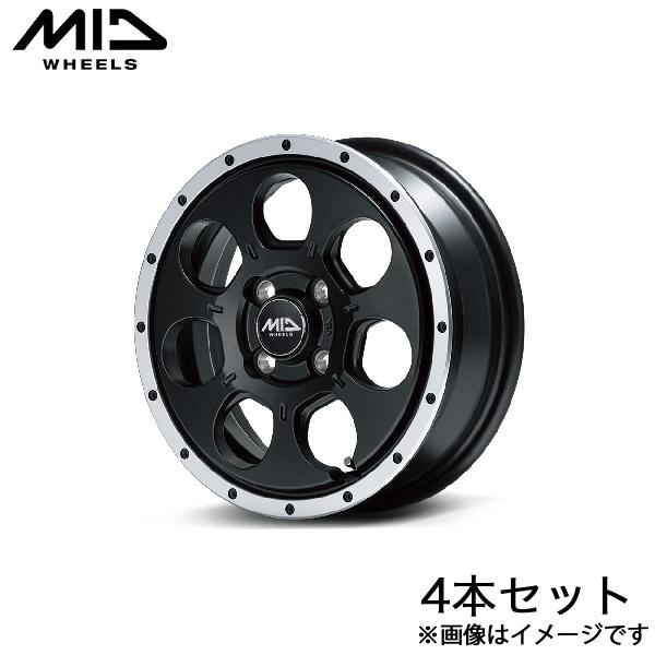 MID WO-7 ワゴンRカスタムZ MH55S/MH95S アルミホイール 4本(14×4.5J ...