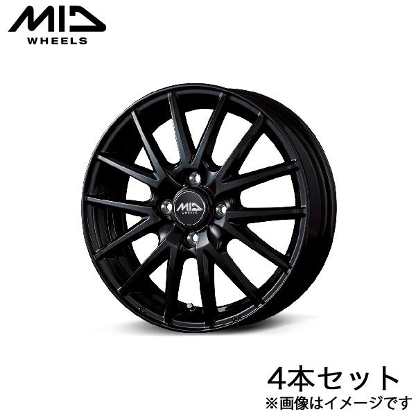 MID SQ27 ワゴンRカスタムZ MH55S/MH95S アルミホイール 4本(15×4.5J ...