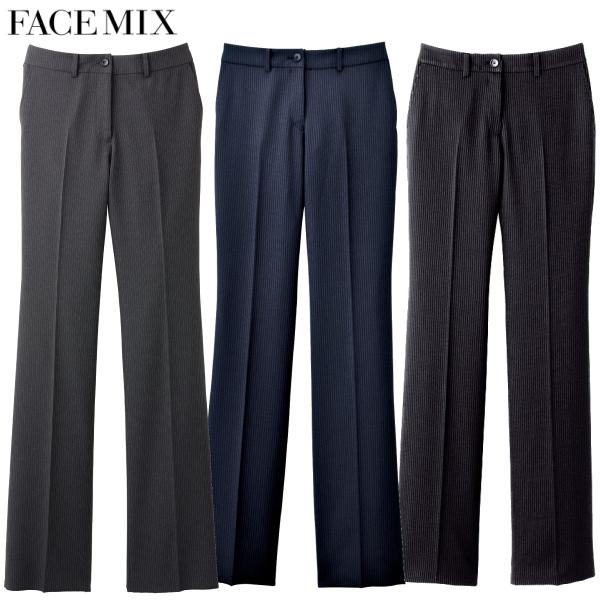 レディスノータックストレートパンツ FP6301L 5号〜17号 女性用 FACEMIX フェイスミ...