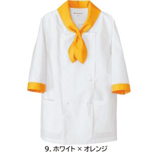 7分袖スカーフカラー付コート(女性用) BA1...の詳細画像2