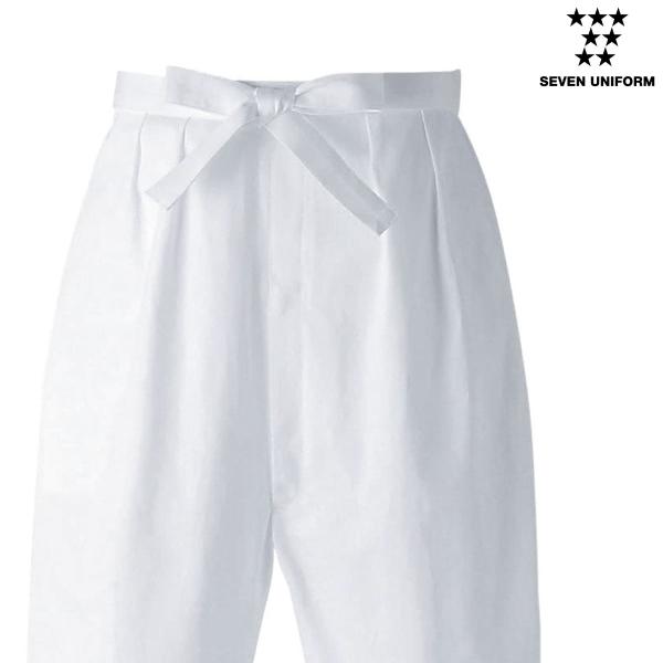 作務衣パンツ（男女兼用）EL3380-0 M〜LL セブンユニフォーム SEVEN UNIFORM ...