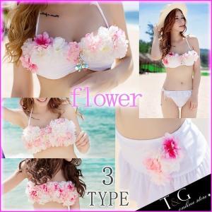 ビキニ 水着 花びら フラワービキニ バンドゥビキニ バンド...