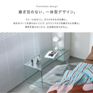 [80cm] テーブル ローテーブル ガラス ...の詳細画像4