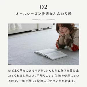 [200×200cm] ラグ カーペット シン...の詳細画像5