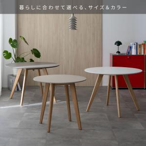 [天板サイズ80cm] ラウンドテーブル カフ...の詳細画像5