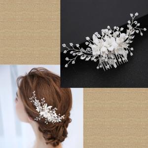 ヘアアクセサリー ヘッドドレス ブライダル 髪...の詳細画像1