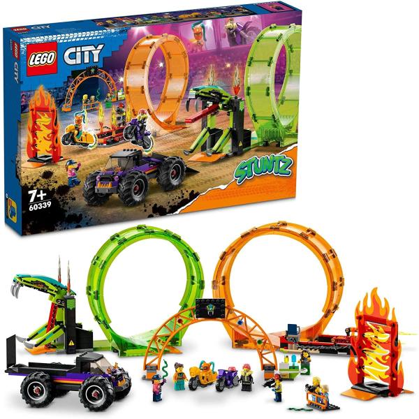 【SALE】 LEGO レゴ CITY シティ 60339 ダブルループ・スタントアリーナ　5702...