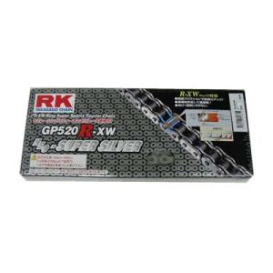 【R-XWリング】RK　ドライブチェーン　GP520R-XW　110L　シルバー｜t-joy