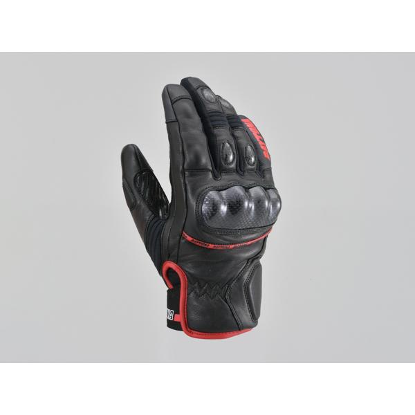 DAYTONA (デイトナ)  HBG-058 AWスポーツショートグローブ ブラック/レッド XL...