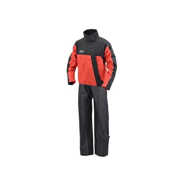 DAYTONA (デイトナ)  DR-001 ハイパフォーマンスレインウエア 上下セット レッド X...