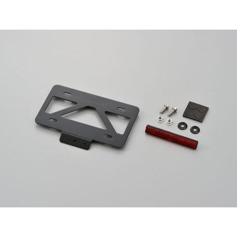 DAYTONA (デイトナ) 軽量ナンバープレートスタビライザー リフレクター付き　ブラック　Sサイ...