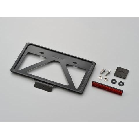 DAYTONA (デイトナ) 軽量ナンバープレートホルダー リフレクター付き　ブラック　Lサイズ  ...