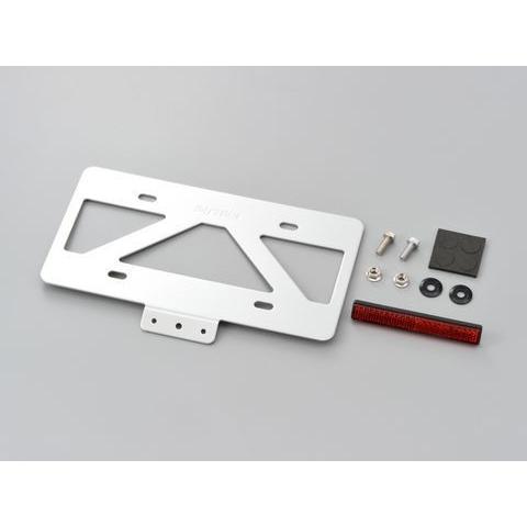 DAYTONA (デイトナ) 軽量ナンバープレートスタビライザー リフレクター付き　クリアー　Lサイ...