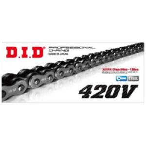 DIDチェーン　420V 120L スチール RB(クリップタイプ) 201254｜t-joy