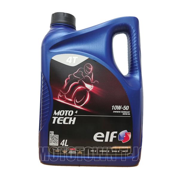 elf(エルフ) 二輪用4サイクル エンジンオイル MOTO 4 TECH 10W-50 4L 21...