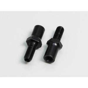 ハリケーン ウインカー取付延長ボルト ブラックアルマイト HA5224B