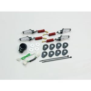 ハリケーン LEDダガーウインカーkit ブラック クリアレンズ HA5226BC