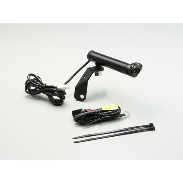 ハリケーン クランプバー USB電源付 ブラック CBR400R(NC56)(19-20 NC56)...