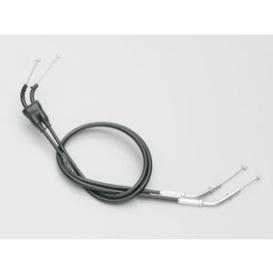 ハリケーン ロング　スロットルケーブルＷ  ブラック  アウター長 835/835mm  HB683...