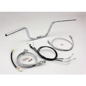 ハリケーン ヨーロピアン４型 ハンドルkit クロームメッキ ZRX1200DAEG  HBK644...