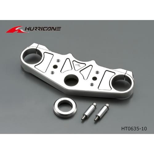 ハリケーン　ZZR1200（04-05 C3/4）用　ジュラルミン トップブリッジ　ポリッシュアルマ...