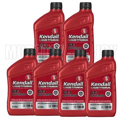 Kendall(ケンドル)　【正規品】 GT-1 HP 10W30 SN 1QT 6本セット (77...