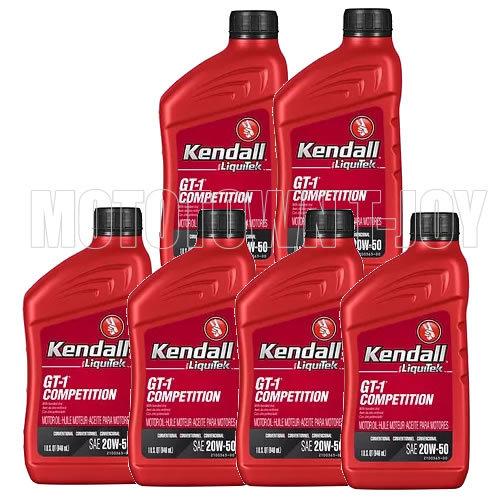Kendall(ケンドル)　【正規品】 GT-1 COM 20W50 SP 1QT 6本セット (7...