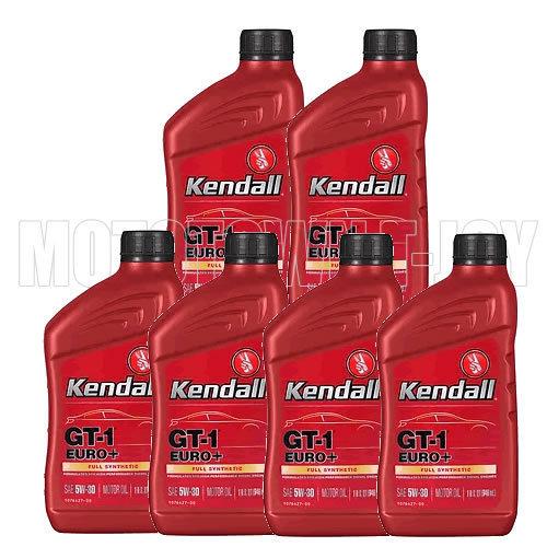 Kendall(ケンドル)　【正規品】 GT-1 EURO+ 5W30 SN/CF 1QT 6本セッ...
