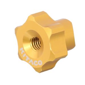 KITACO(キタコ)  スーパーカブC125/スーパーカブ110　ブレーキアジャストナット タイプ1 ゴールドアルマイト 516-9000170｜2輪・4輪用品のショップt-joy