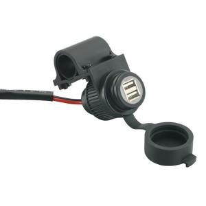 KITACO(キタコ) 汎用 USB電源(ハンドルクランプ付き) 2ポートタイプ 【80-757-9...