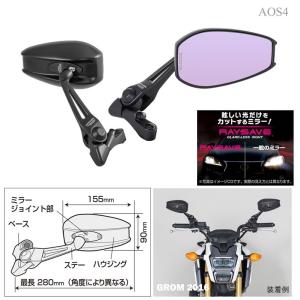 TANAX （タナックス）新型ハンドルミラー ナポレオン　シャークミラー4