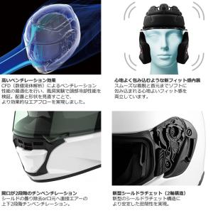 OGK(オージーケーカブト)快適欲張フルフェイ...の詳細画像2