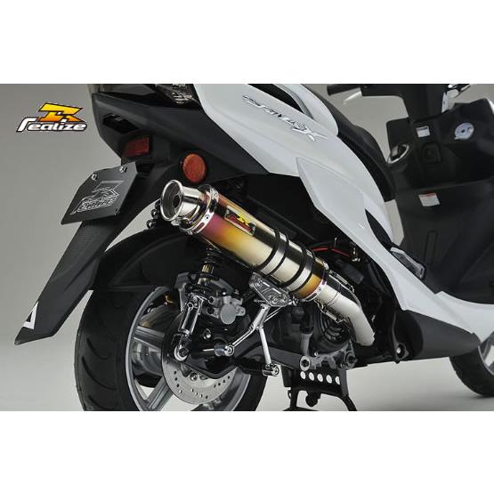 Realize(リアライズ) EXIST（イグジスト） Ti チタンマフラー 4型/5型シグナスX ...